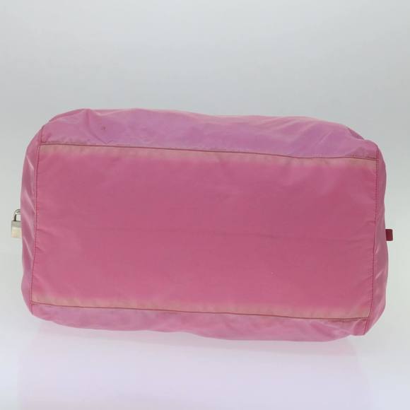 PRADA Boston Bag Nylon Pink Auth ac2870 - Picture 10 of 16